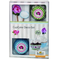 BIRKMANN Set decorazione Cup Cake Rose