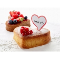 LEKUE Heart Cake Portion tortiera